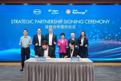 BYD Dan Shell Brazil Mengumumkan Perkongsian Mengecas
